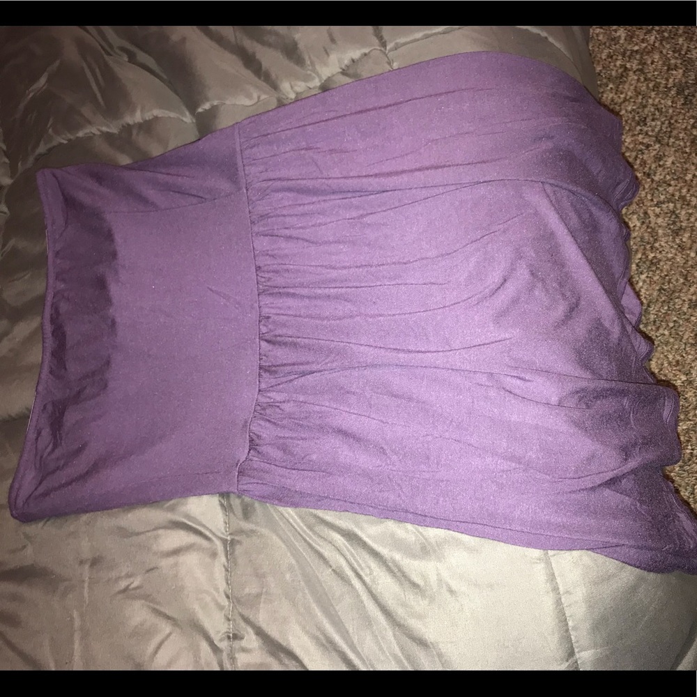 Strapless summer dress